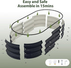 Raised Garden Bed Kit, Large Metal Raised Beds - Image 8