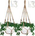 2PK 43 Inches Macrame Planter Hanger Large by Shineloha
