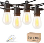 Svater Outdoor String Lights LED 25 FT, Patio Lights by Svater