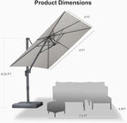 PURPLE LEAF 8 FT Outdoor Umbrella - Image 9