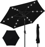 Best Choice Products 7.5ft Outdoor Solar Market Table Patio Umbrella by BestChoiceProducts