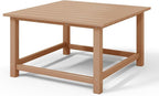 WestinTrends Malibu Low Outdoor HDPE Square Patio Coffee Table - Image 9