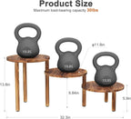 3 Tiers Plant Stand Indoor, Wood Plant Stands - Image 2