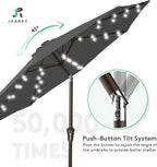 JEAREY 9FT Outdoor Patio Umbrella - Image 4