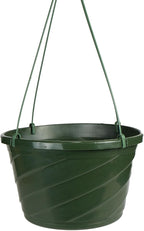 The HC Companies Euro Hanging Basket Planter Decorative 10-Inch Large Plastic by TheHCCompanies