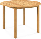 Tangkula 44" Round Outdoor Dining Table - Image 9