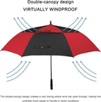G4Free 47/54/62/68/72 Inch Automatic Open Golf Umbrella Oversize Extra Large - Image 4