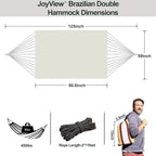 JoyView Brazilian Double Hammock - Image 2