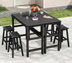 3 Piece Outdoor Bar Set, Poolside and Bistro, Weatherproof - Image 9