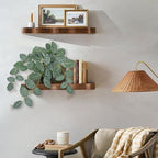 17.7" Artificial Plants Indoor Home Decor, Fake Potted Silk Plants - Image 3