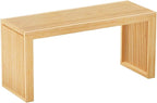 Bamboo Dining Bench, 35 inch Farmhouse Decor Indoor Kitchen Table Bench - Image 5