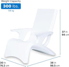 Step2 Vero Adirondack Chair, Stylish Poolside Lounger, Fade-Resistant, - Image 2