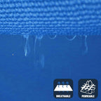 SUNNY GUARD Sun Shade Sail 10'x10'x10' Triangle Blue UV Block Sunshade - Image 5