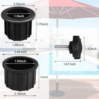 Patio Umbrella Parasol Base Stand Hole Ring Plug Cover Cap Insert - Image 3