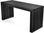 Bamboo Dining Bench, 35 inch Farmhouse Decor Indoor Kitchen Table Bench by HEALTHYYOU