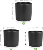 6/5/4 inch Flower Pots, Plastic Planters - Image 2