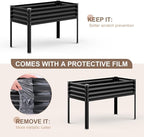 Raised Garden Bed with Legs, 48×24×32in Galvanized Raised Garden Beds Outdoor - Image 6