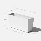 Veradek Pure Series Midori Trough Planter - Image 2