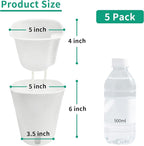TCBWFY 5 Inch Self Watering Pots - Image 3