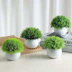 Fake Plants 4 Packs Artificial Potted Plants Faux Greenery Small Fake Shelf or - Image 3