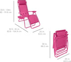 Best Choice Products Set of 2 Adjustable Steel Mesh Zero Gravity Lounge Chair - Image 2