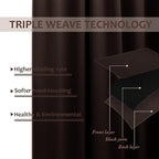 NICETOWN 2 Panels Brown Outdoor Curtains - Image 8
