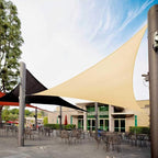 Royal Shade 20' x 20' x 20' Beige Triangle Sun Shade Sail Canopy Outdoor Patio by RoyalShade