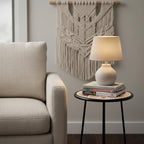 LIFFY Outdoor Metal Side Table, Indoor Round Home Decorative End Table - Image 2