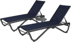 Kozyard Outdoor Chaise Lounge Chair, Full Aluminum Frame, Adjustable Reclining - Image 9