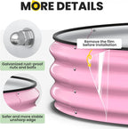 Galvanized Raised Garden Bed 4×4×1 FT, Round Metal Raised Garden Bed Outdoor - Image 3