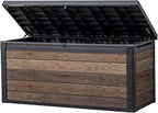 Keter Signature Collection 150 Gallon Resin Deck Box Organization and Storage by Keter