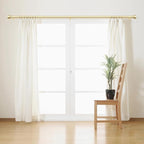 Time Forest Gold Curtain Rods for Windows 32 to 120 Inch, 1 Inch Diameter - Image 3