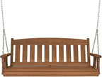 Amish Casual Heavy Duty Mission Treated Porch Swing, Oak Stain, 8Ft Chains by AmishCasual