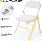 VINGLI 4 Pack Folding Chairs - Image 4