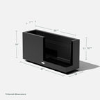 Veradek Block Series Long Box Planter - Image 3
