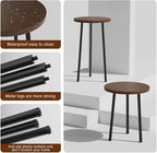 Plant Stand Indoor 2 Pack: Plant Table 14''&20'' Wooden & Metel Heavy Duty - Image 3
