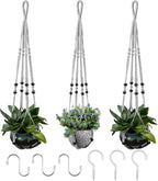 RIFNY Macrame Plant Hanger for 5 to 10 Inch Plant Pots, 35 Inch Indoor Handmade by RIFNY