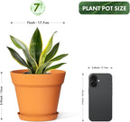 7 Inch Thick Plastic Plant Pots - Image 3