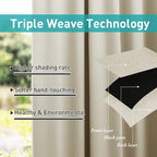 NICETOWN 2 Pieces Outdoor Curtainss Waterproof - Image 5