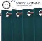 PureFit Outdoor Curtains for Patio Waterproof Weatherproof, UV Resistant - Image 4