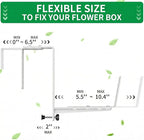 Window Box Brackets, Adjustable Planter Box Brackets, Heavy Duty Iron Flower - Image 3