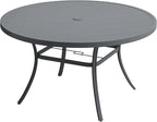 VICLLAX 60" Outdoor Round Patio Table by HOME