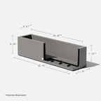 Veradek Block Series Window Box Planter - Image 3