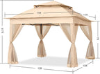 COOSHADE 11x11Ft Easy Pop Up Gazebo Tent Instant Outdoor Canopy Shelter - Image 5