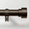 Curtain Rods for Windows 72 to 144, 1 Inch Adjustable Heavy Duty Long Window by TimeForest