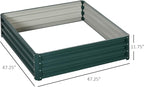 Outsunny Galvanized Raised Garden Bed, - Image 7