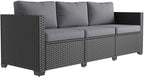 Aoxun 1 Piece Outdoor Patio Furniture Set 3 Seats by Aoxun