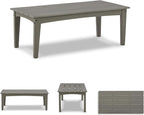 Signature Design by Ashley Visola Outdoor HDPE Patio Cocktail Table - Image 6