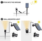 T-SUN Solar Spotlights Outdoor Waterproof, Solar Landscape Spotlights, Solar - Image 7