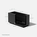 Veradek Block Series Long Box Planter - Image 3
